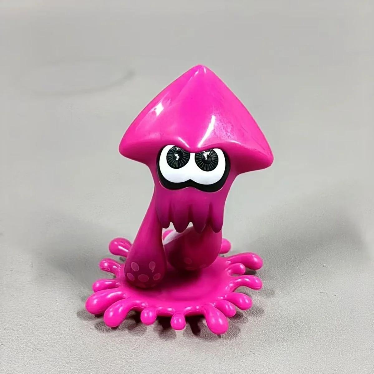 Splatoon 3D Squid Figure - Kawaii Collectible Octopus Toy for Kids & Fans (6cm) about 6cm