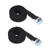 Durable Cargo Straps with Rust Proof Metal Buckle Multi Purpose Tie Down Belt for Car Motorcycle Bicycle Travel Use