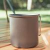 Aluminum Alloy Camping Cup Camping Cup Aluminum Alloy Folding Handle Portable Outdoor Mug for Hiking Fishing