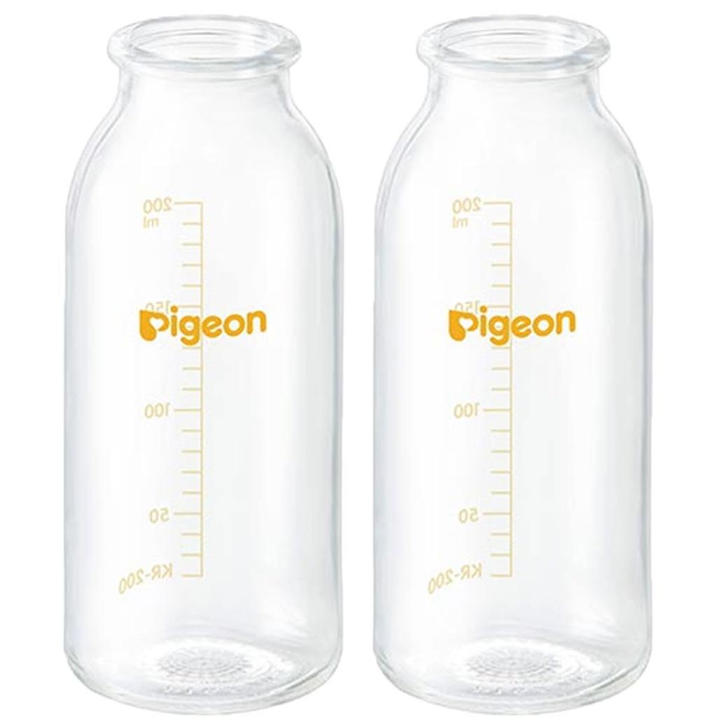 Items Can Be Sterilized by Pigeon Breastfeeding Jikkan Baby Bottle 200ml Nipple Lid of General [All Boiling] Direct-Attach + (Low-Frequency,
