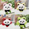 Vibrant Plush Panda Sunflower Bag Pendant Cozy Keychain Doll For Couples