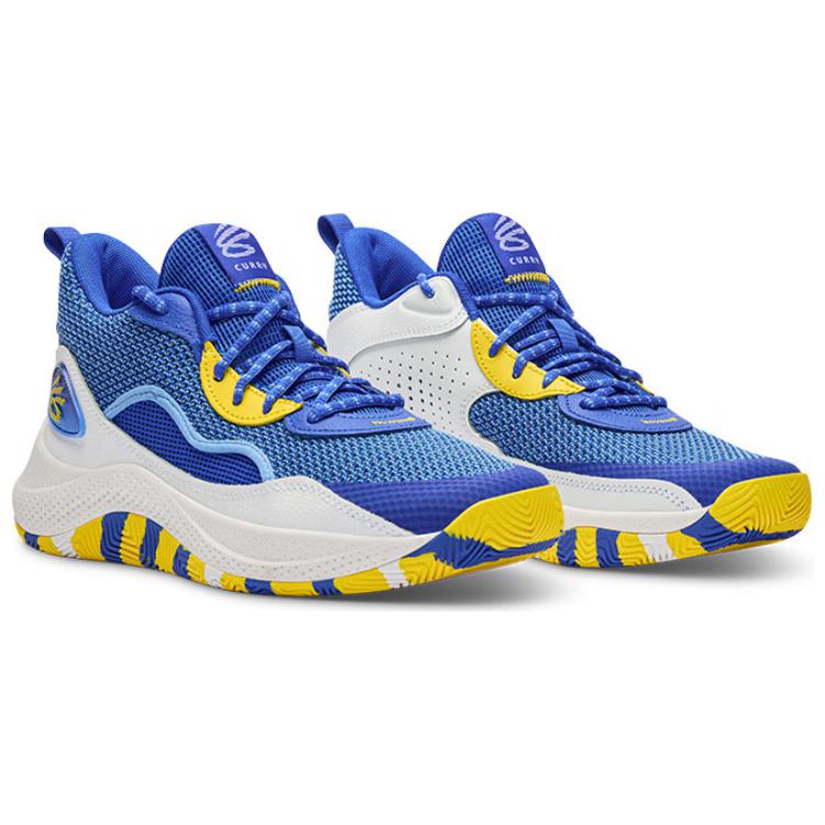 Under Armour Кроссовки унисекс Curry 3Zer0 24 Warriors синие командно-королевские белые 3027626-400