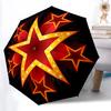 1pc Starburst, Sparkle Auto-Fold Umbrella with One-Touch Open/Close - 8 Reinforced Ribs for Windproof Stability,  Yy251118252