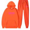 New Straykids Peripheral Harajuku Printed Men's and Women's Sweatshirts Sweatpants Set Hoodie Straight Pants Cover