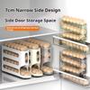 Large Capacity Egg Roller Rack Household Egg Organiser New Automatic Egg Roller