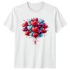 Heart Balloons Valentines Day Unisexs TShirt Unisexs Tee Graphic Unisex Top