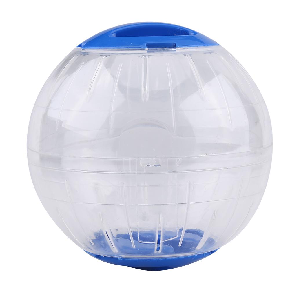 3Colors 12cm New Fashion Plastic Small Pet Hamster Gerbil Toy Running Activity Exercise   Pink