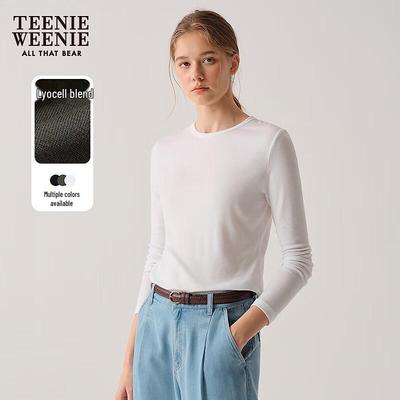 Women's Basic Long Sleeve Round Neck T-Shirt