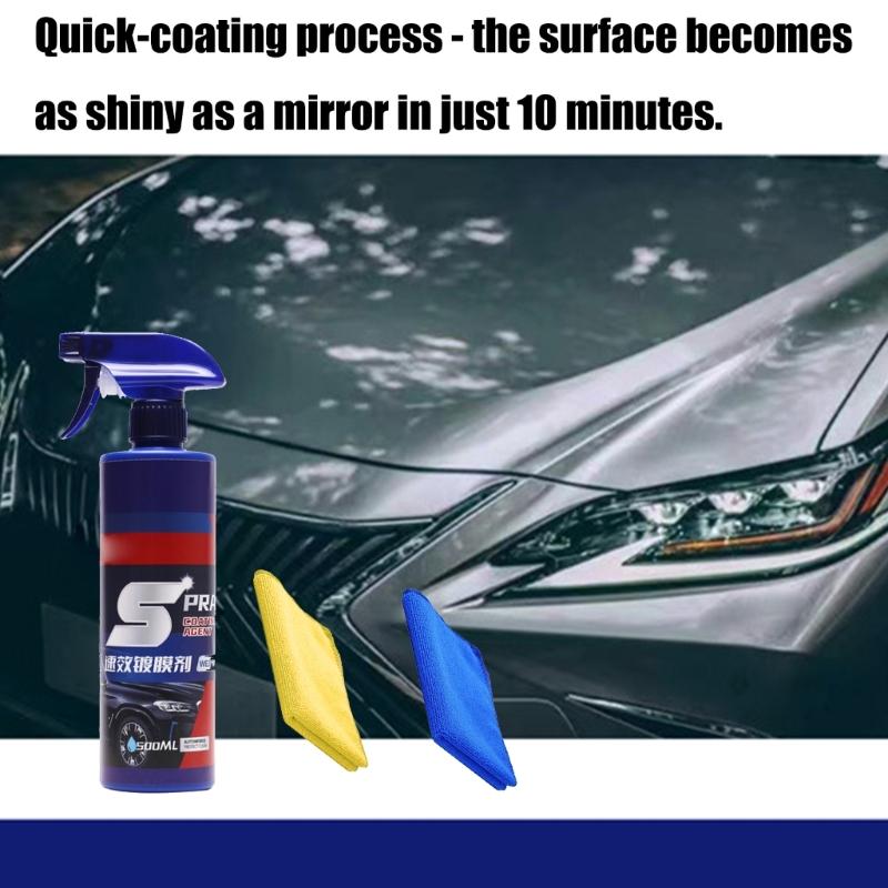 2 Bottle Vehicle Surfaces Coating System Car Paint Restoration Vehicle Surfaces Protector Scratch Removal Solution for Car