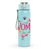 1PC Womb Butterfly Letter Print 750ml Color Plastic Sports Water Bottle Leakproof Flip Straw Lid Suitable for Sports Office Home Use