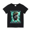 Italian Brainrot Animals Kids T-shirt Cappuccino Assassino Short Sleeve Tops for Kids Funny Meme Cute Tee Summer Clothing