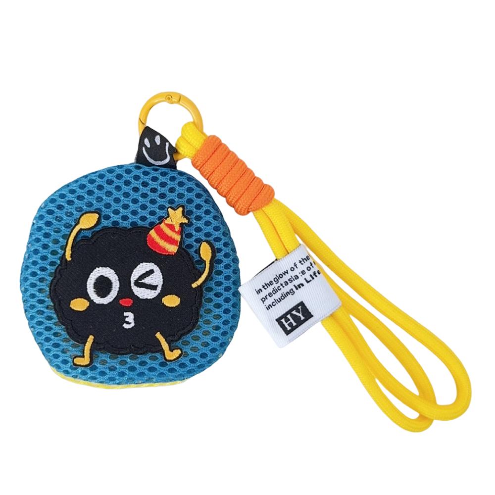 

Breathable Children Anti-mosquito Bag Cute Cartoon Coin Purse Backpack Decorative Pendant Summer темно-синий