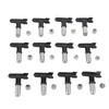 12 Sets Spray Tips Set Stainless Steel and ABS Stable Multifunctional Airless Spray Nozzles Machine