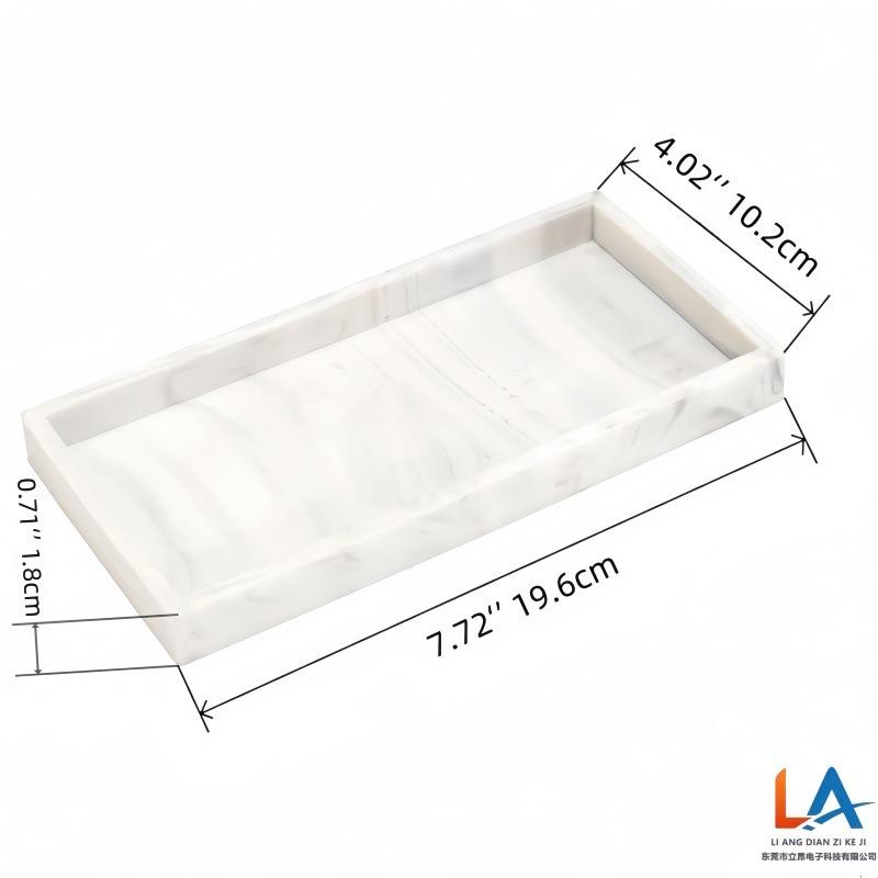 Silicone Tray for Bathroom Countertops Hand Sanitizer Shampoo Storage Tray Jewelry Display Tray for Decorative Storage