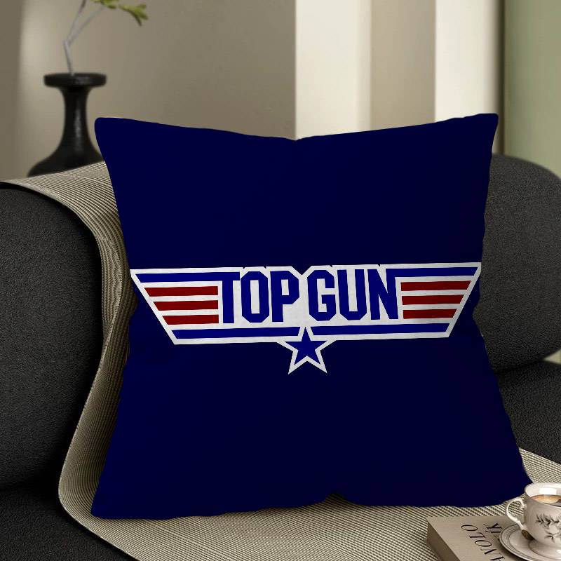T-Top Gun Pillowcase Toon Gift Cushion Cover Bedroom Home Sofa Chair Seat Decor Pillow Case