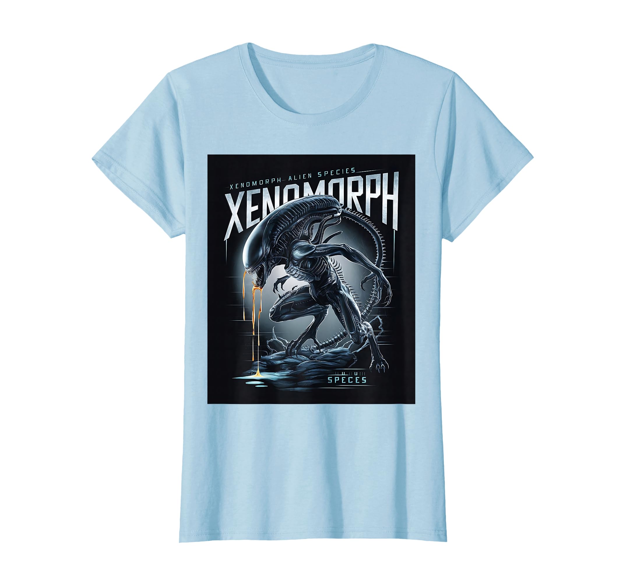 Alien 45th Anniversary Xenomorph 1979 Movie Poster Space T-Shirt