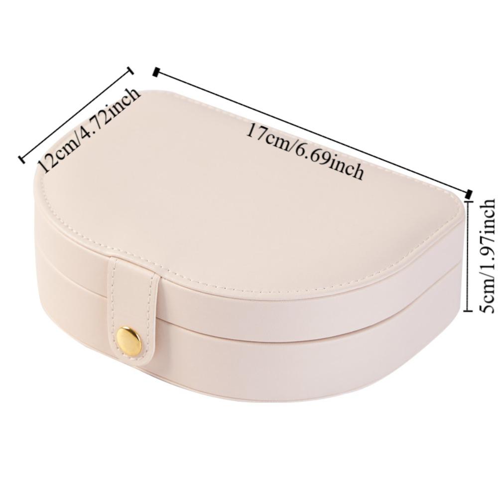 Bracelet Earrings Storage Case PU Leather Jewelry Holder Sweet Jewelry Display Box  Outdoors
