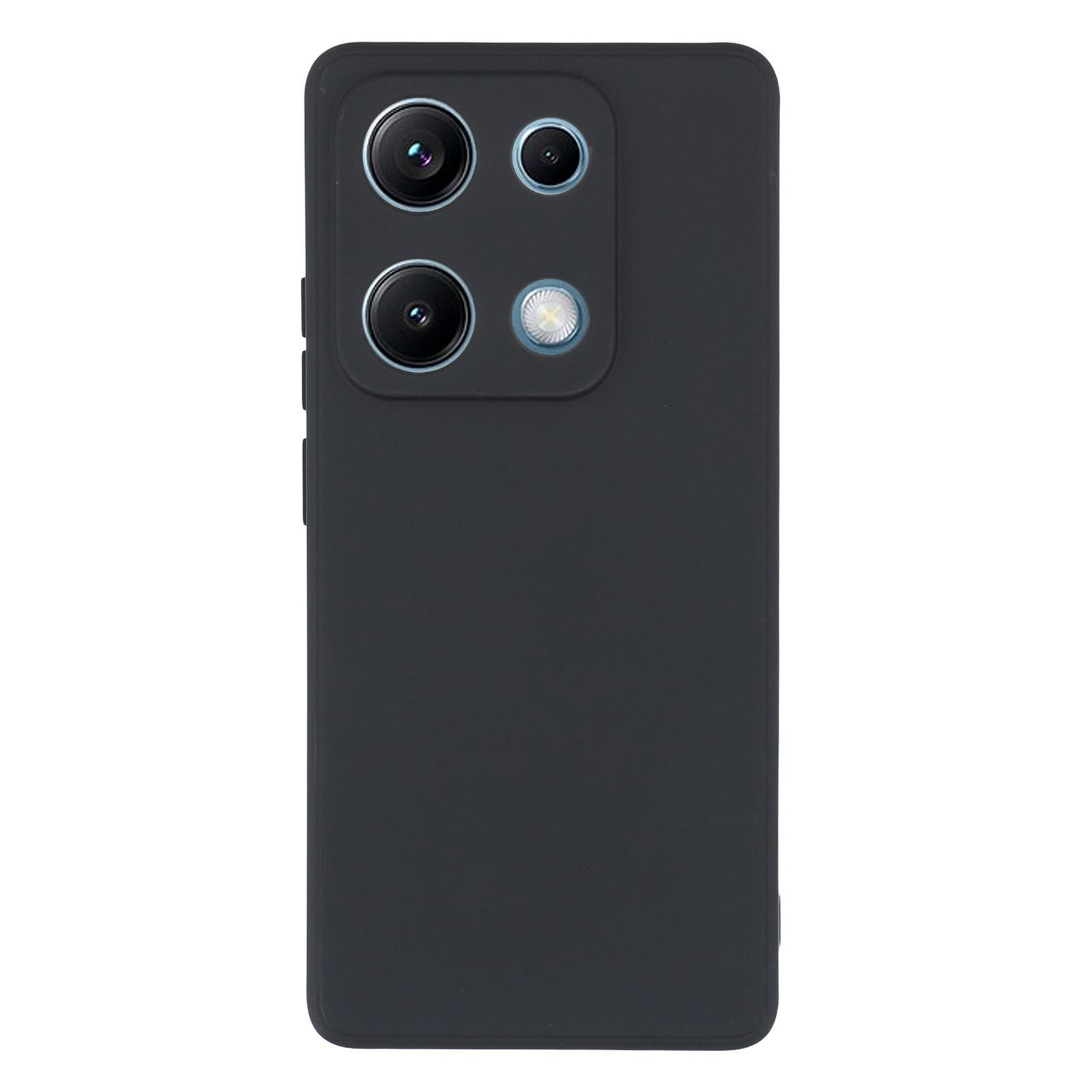 

Для Xiaomi Redmi Note 14S 4G Чехол Точные вырезы Прямой край ТПУ Ударопрочный Чехол для телефона Black