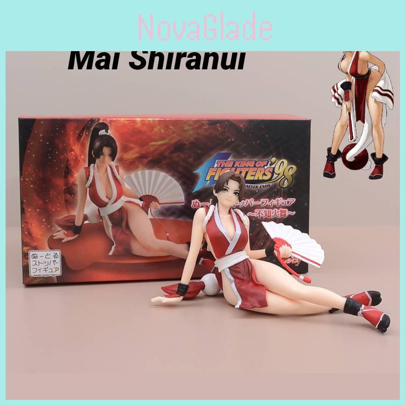 Mai Shiranui Pvc Figure 8cm/3.1in Height Red Color Cartoon Style
