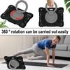 Hybrid Stand Case Universal for IPad Mini 7 2024 A17 Pro Mini 6 2021 8.3 Inch Cover with 360 Rotating Handle Grip Shoulder Strap