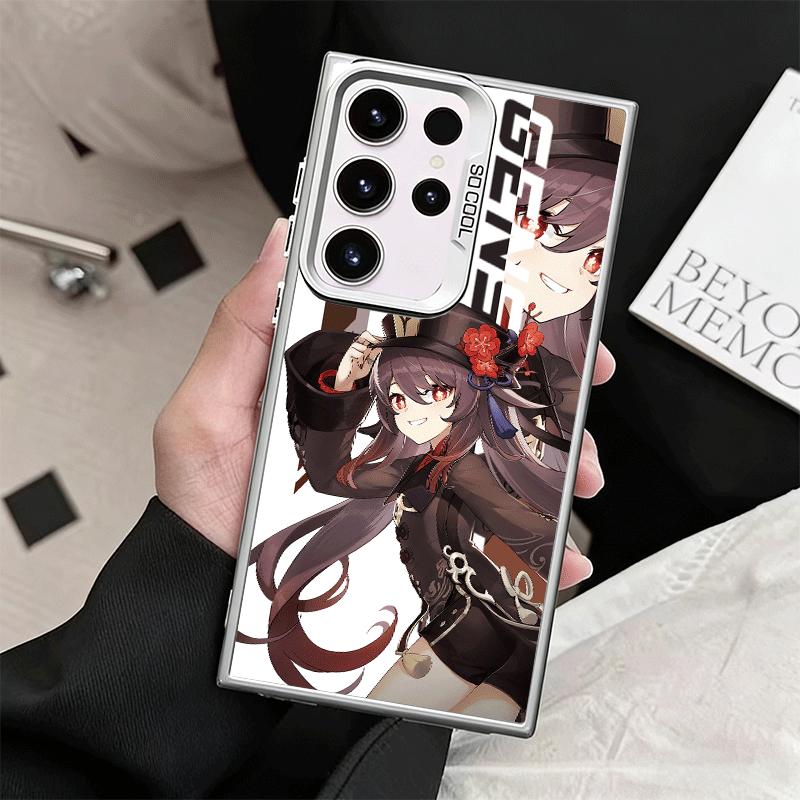 Genshin Impact Desgin Soft Phone Case for Samsung Galaxy S24 S25 FE S26 Edge S23 Ultra S22 Plus S21 + Shockproof Cover Back Shel