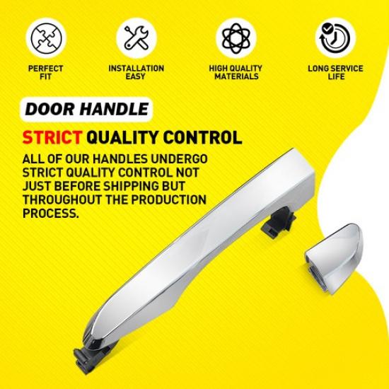 Exterior Door Handles Rear Driver Left Side Hand for Hyundai Tucson 2016-2021