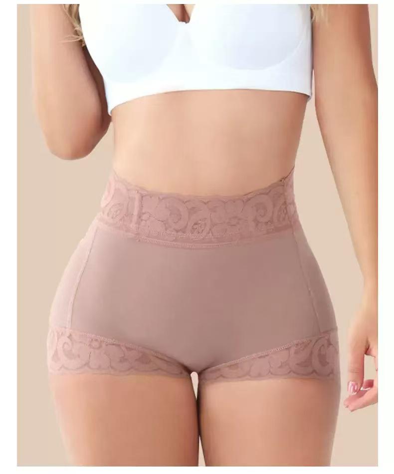 Women s Plus Size High-Waisted Lace Body Sculpting Butt-Lifting Pants XS