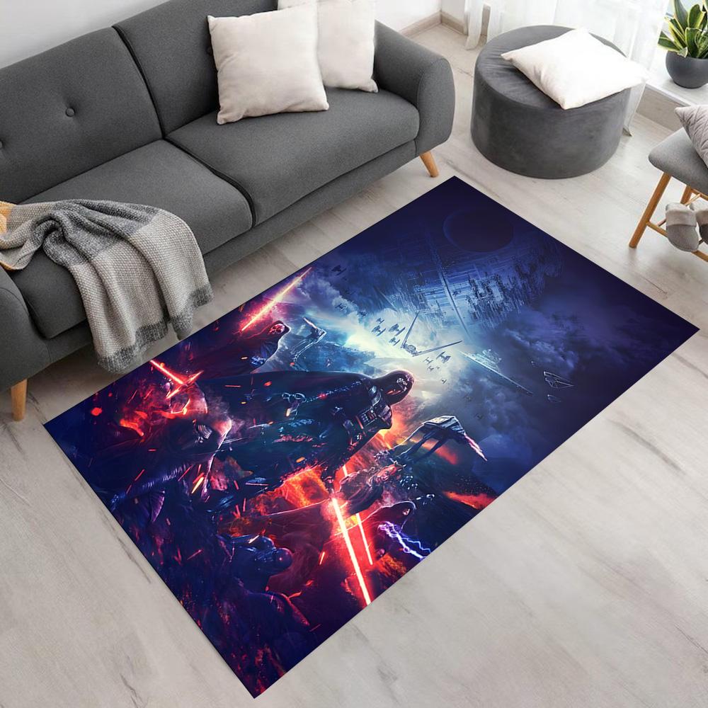 Star Wars Carpet Suitable for Dormitory Playrooms Decorate Room Balcony Anti-slip Rug Decorate Offices Perfect Gift for Friends Family