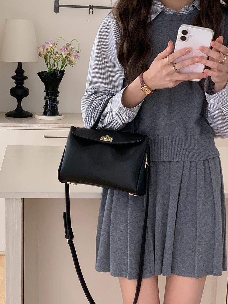 2025 Women's Fashion PU Leather Handbag: Versatile Square Shoulder & Crossbody Bag