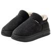 High-top cotton slippers bag heel winter new non-slip and windproof outer wear warm and velvet platform cotton shoes
