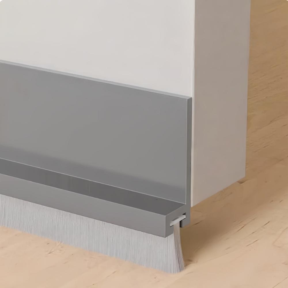 

1pc 1mX3cm/5.2cm Door Draft Stopper with Brush Brush Door Seal for Protection Self Adhesive Door Sweep for Doors 1mX30mm