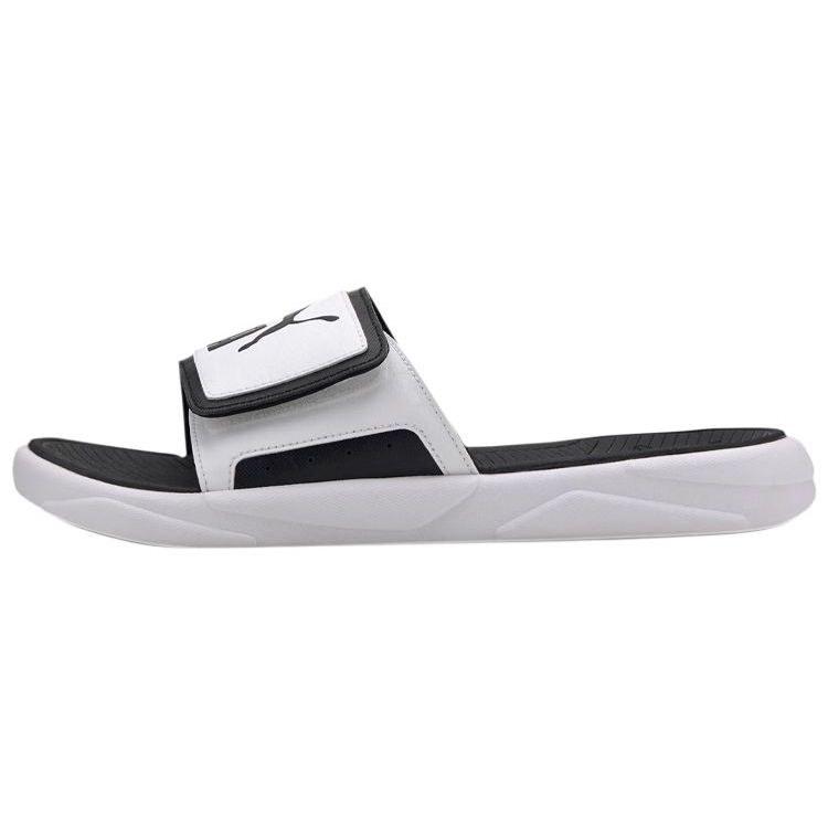 Puma Unisex White/Black Royalcat Comfort Slides Sneakers 372280-02 Cm