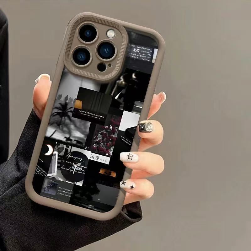 The new model is suitable for iphone16 mobile phone case Apple 15promax/14 anti-drop 13pro12 European and American 11 personality xr