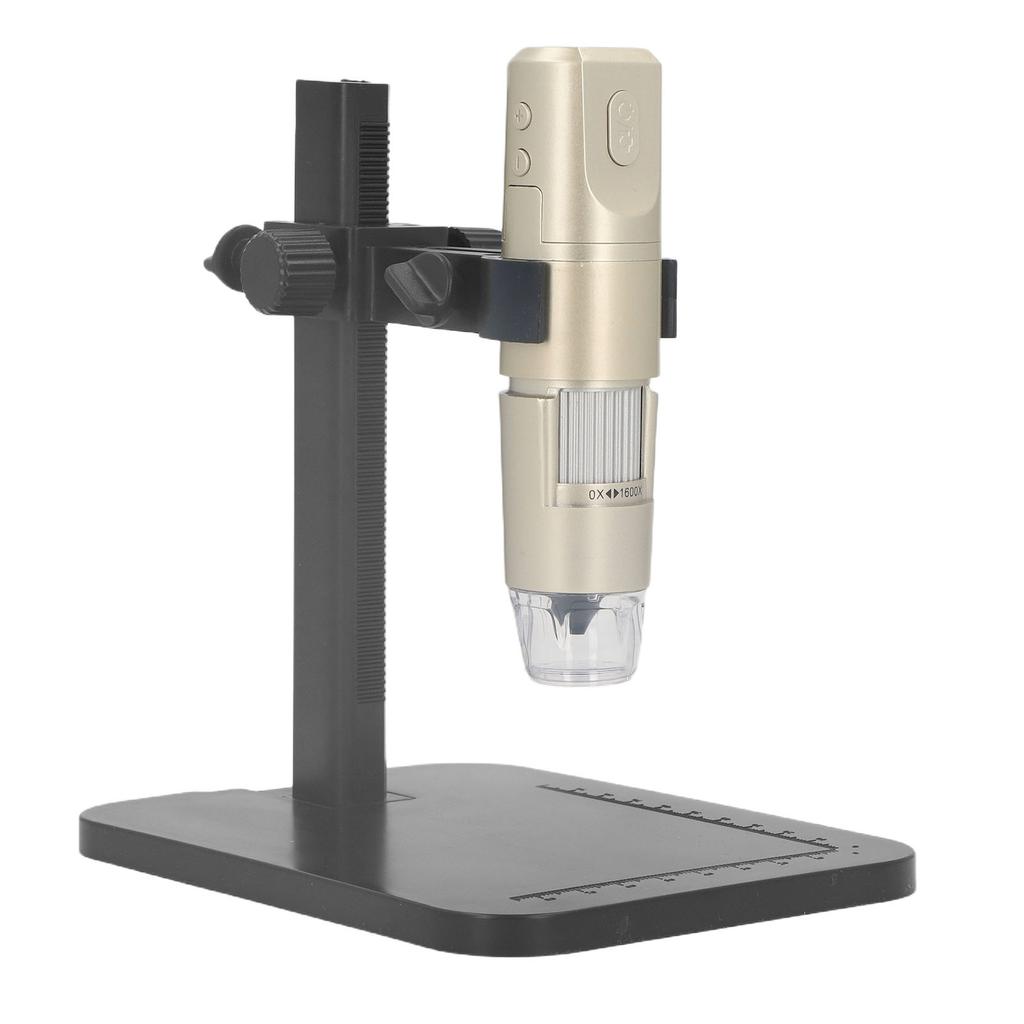 WiFi USB Digital Microscope 1600X High Definition Portable Wireless Microscope Camera with Adjustable Stand