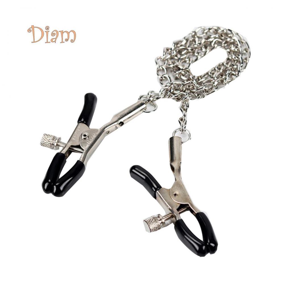 Lollipops Sexy Women Nipple Breast Clamps Metal Chain Clips Adult Sex Toys Couple Games
