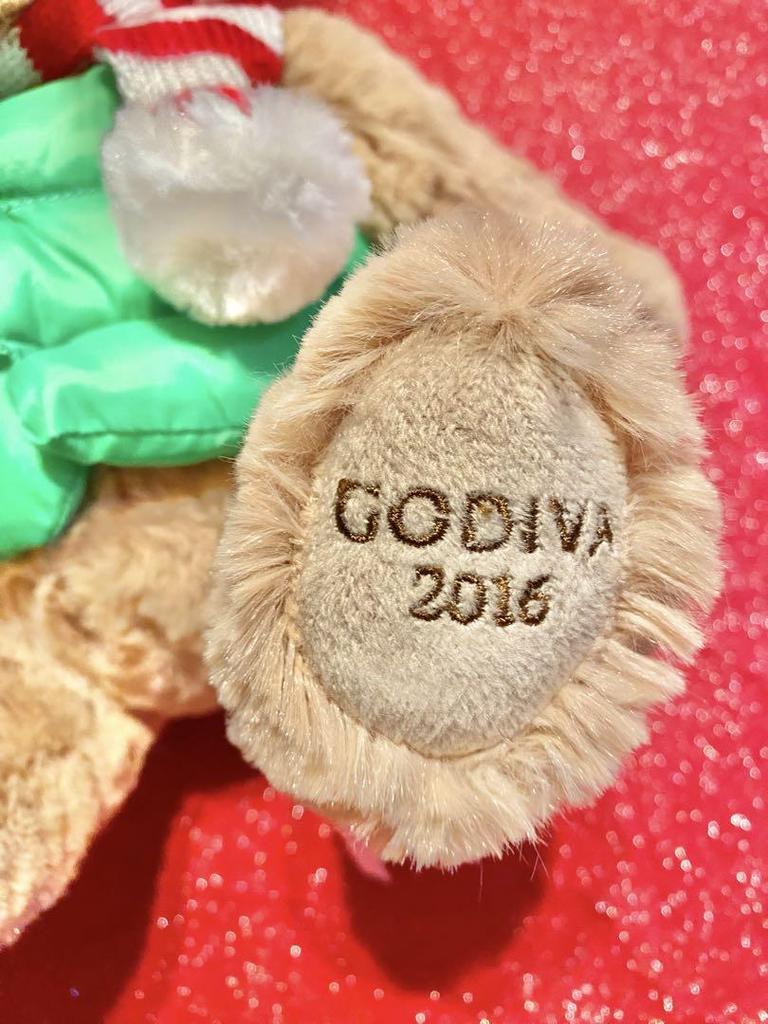 [USED] GODIVA Teddy Bear 2016 Christmas (Excellent Condition)
