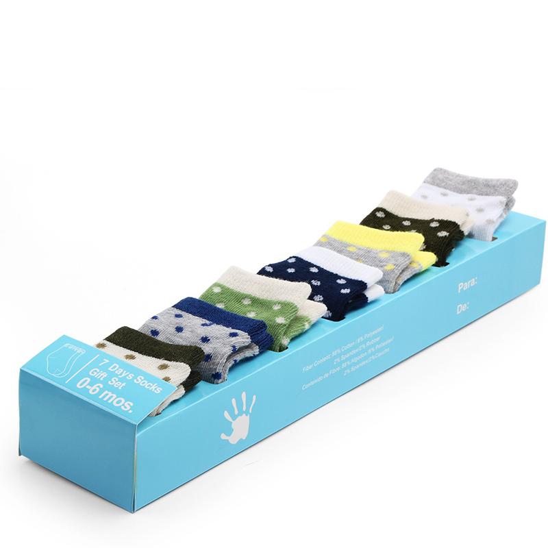 6 Pair Baby Boys Girls Infant Cotton Cartoon Floral Pattern Socks Warm Anti Slip Floor Socks Leg Warmer
