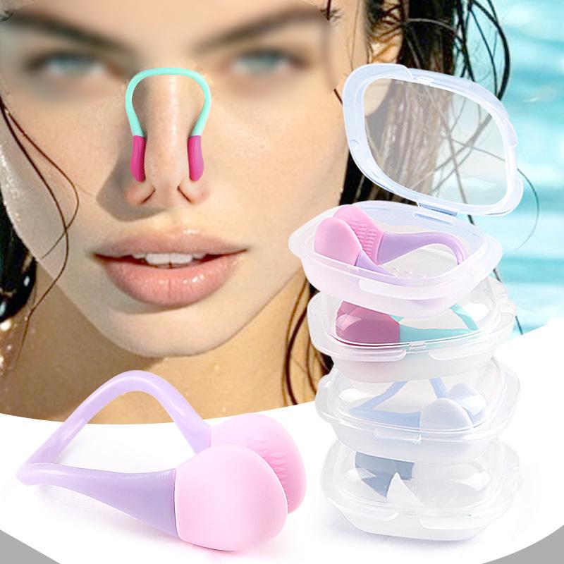 Silicone Anti-Choking Swimming Nose Clip for Indoor/Outdoor Training