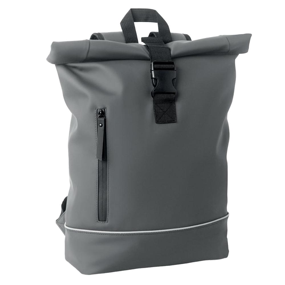 MidOcean Laptosa Roll Top PU Laptop Backpack