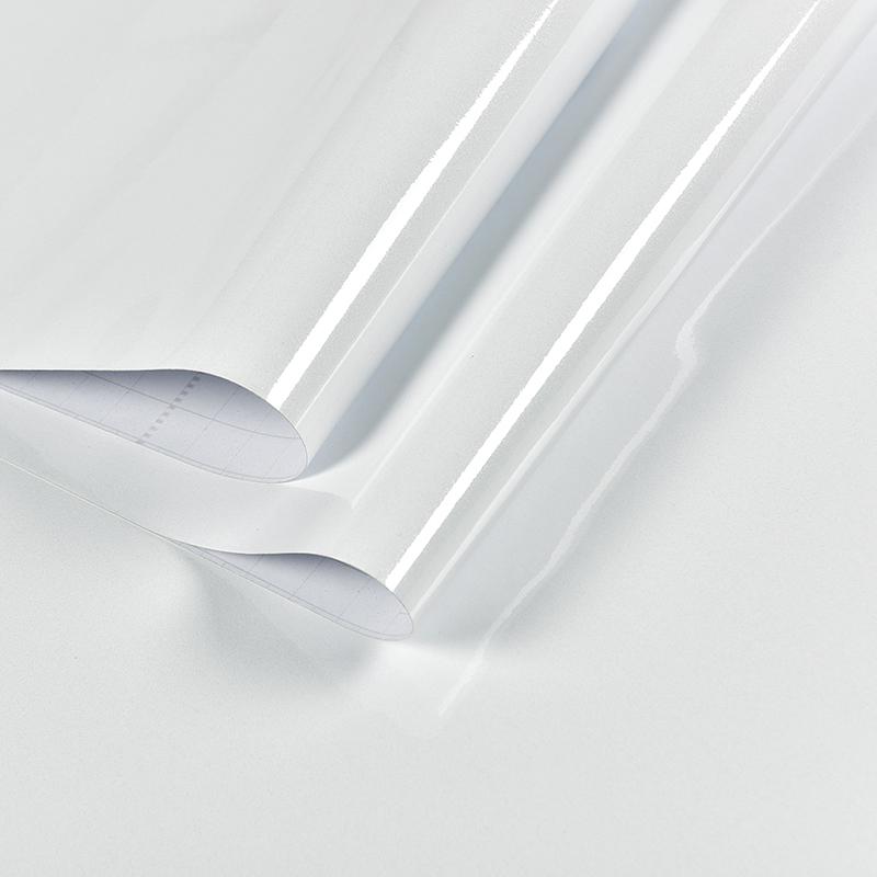 Kitchen Oil-proof Wallpapers Cabinet Desktop Wardrobe Renovation Wall Shiny Self-adhesive Furniture Decor Glossy Contact Films