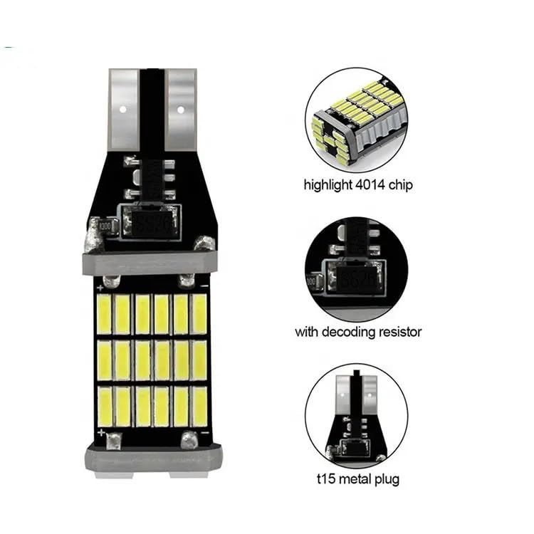 Toyota Pro Box NHP160V Back Lamp Position License Plate T10 LED Room Lamp, White, Set of 8 Parts