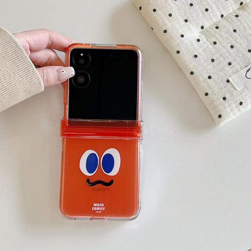 

Carrot Expression Full-Wrap Foldable Case for Huawei Purax and Xiaomi Mixflip2 Samsung W25 Flip