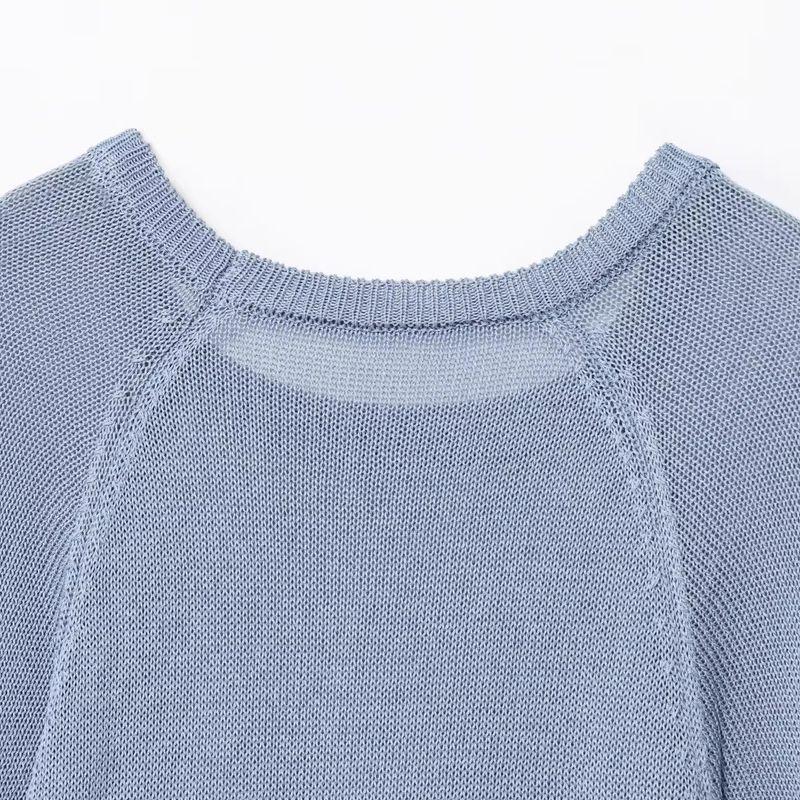 Araltay New Arrival Fashion Style Women's Clothing Fashion All-Match Minimalist Casual Wide Sleeve Knitwear Tops 5536021