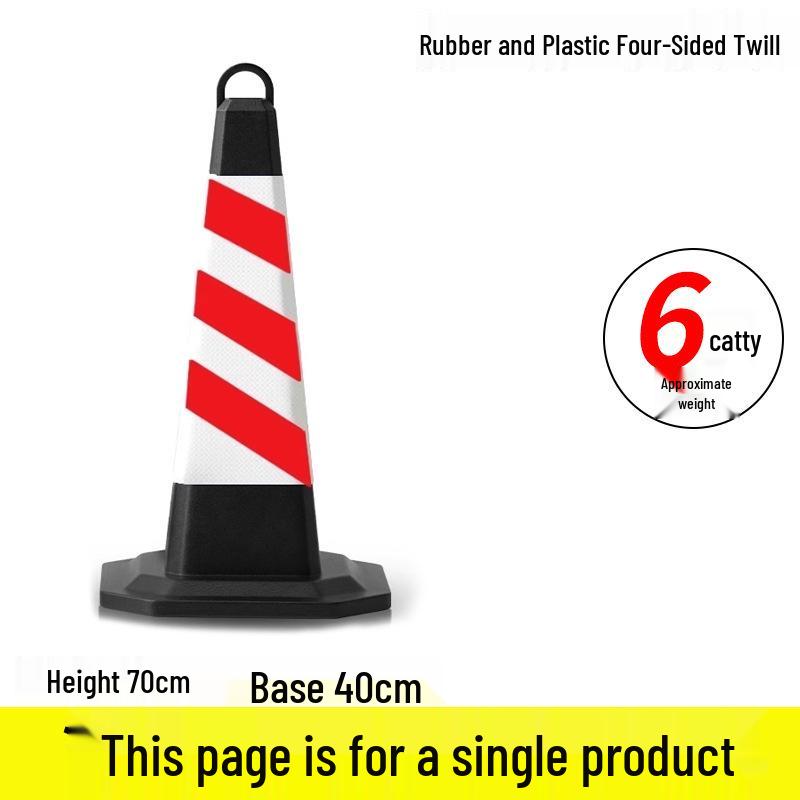 No Parking Zone Reflective Warning Cone