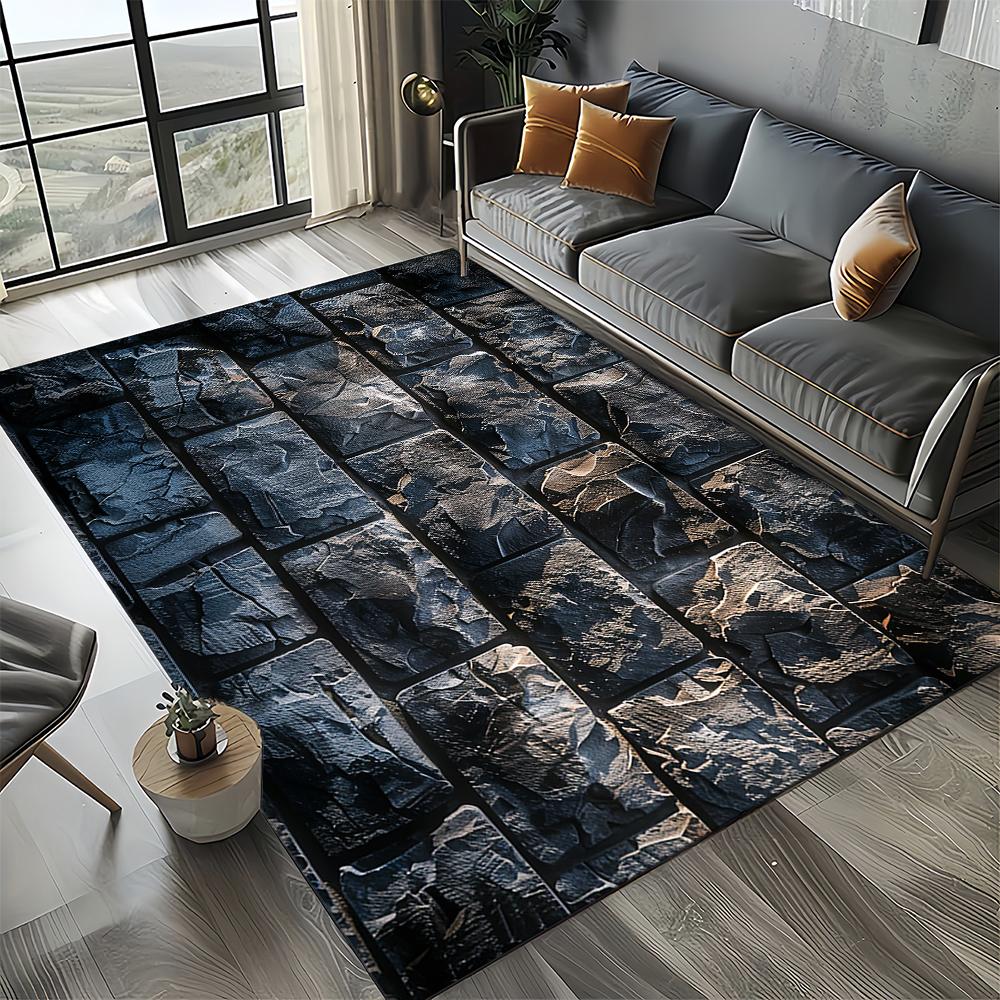 

27 Style New Brick Stone Building Wall Originality Rug Carpet for Living Room Bedroom Home Decor,kids Non-slip for Sofa Doormat 40x60cm( 15x23in )