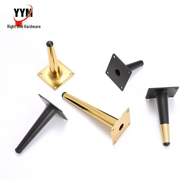 Schmiedeeiserne Sofa-/Fernsehschrankbeine - Konische Möbelfüße für Tische und Stühle