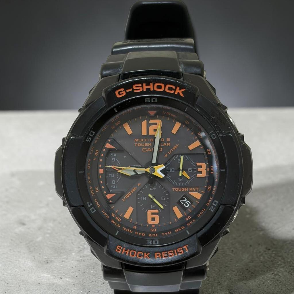 Used G-SHOCK GW-3000B-1AJF Sky Cockpit Solar Radio