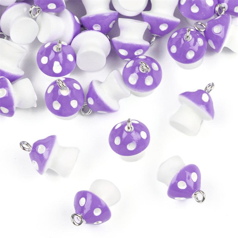 

Шарм Гриб Компоненты для ювелирных изделий из смолы: Материалы для DIY подвесок, ожерелий, браслетов, серег и аксессуаров для волос