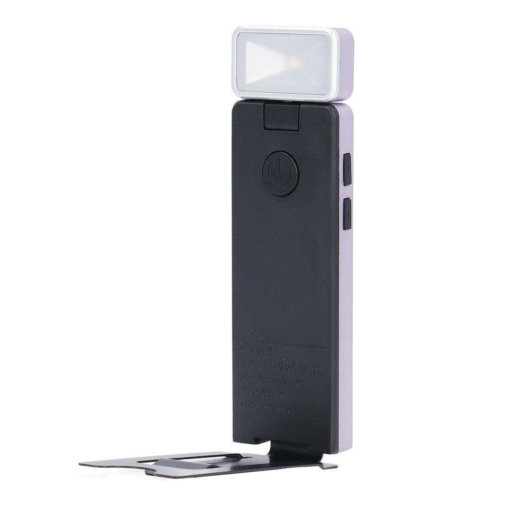 LED Clip On Book Light 3 Color Temperatures 4 Brightnesses Portable Rechargeable Bookmark Light