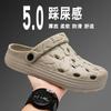 Hole Shoes Men's 2025 Summer New Non-slip Sandals Bag Head Slippers Wear Classic Beach Shoes